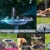 Mini-Solarbrunnenpumpe Energiesparend Pflanzenbewässerung Bunter Solarbrunnen Solarpanel Vogeltränke Brunnen Garten Außenbereich