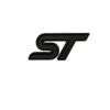 AAANS1 3D Metal ST Logo Car Steering Wheel Emblem Badge Sticker For Ford Focus 2 3 MK2 MK3 MK4 MK7 Fiesta Kuga Explorer Edge