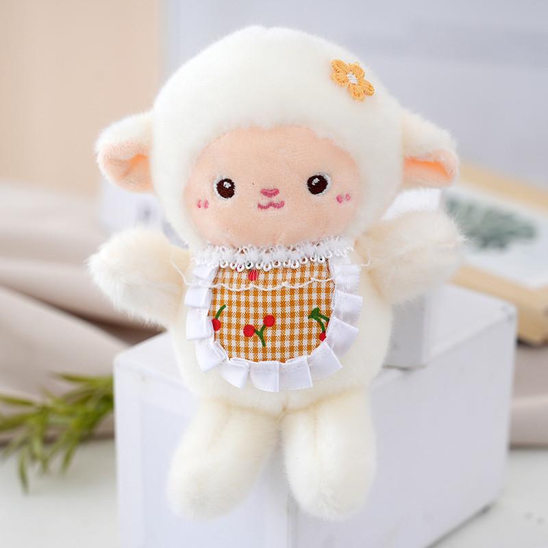 Plush Sheep Keychain With Soft Pp Cotton Filling For Kids And Teens
