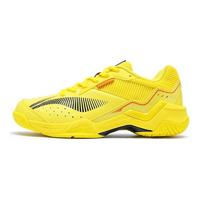 Li Ning Thunder Training Cushioning Breathable Low top Badminton Shoes Unisex Bright Yellow AYTV005-3
