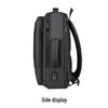 Erweiterbarer wasserdichter Business-Laptop-Rucksack mit USB-Ladeanschluss