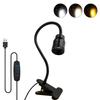 Dimmable USB Clamp Book Light Clip-On Aquarium Lamp Portable Flexible Gooseneck Lamp Reading