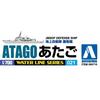Aoshima Bunka Kyozai 1/700 Waterline Series Japan Maritime Self-Defense Force Destroyer Atago Plastic Model 021