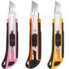 1 PC Utility Knife Box Cutter Retractable, Blade Storage Design, Extra 2 PCS Snap Off Blades Included, Quick-Change Blades Boxcu