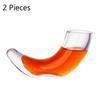 2 Pcs Horn Glass 80ml – jako na obrázku