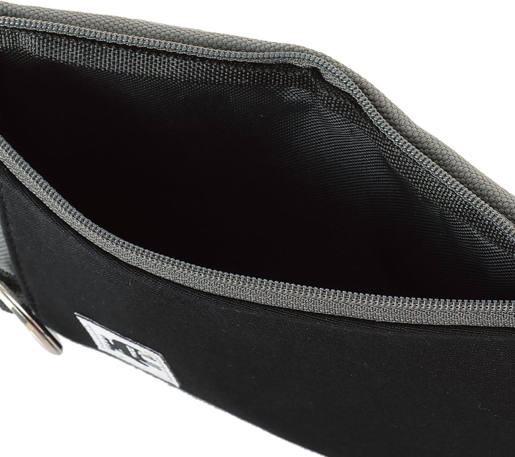 Smartphone shoulder smartphone smartphone pouch with can be operated while with 8610 black x charcoal gray [Mozu] bag, case, strap, zipper, thin,