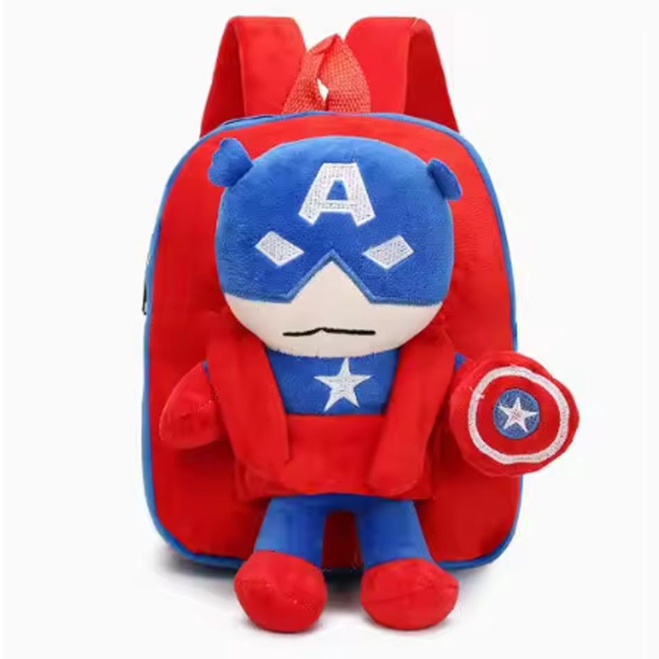 Backpack Cute Backpack Spider-Man Plush Backpack Kids Kindergarten Young Boys And Girls Small Backpack For Kids