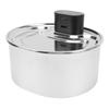 Pet Water Fountain with Motion Sensor 3.2L Rechargeable Water Electricity Separation Automatic Stainless Steel Cat