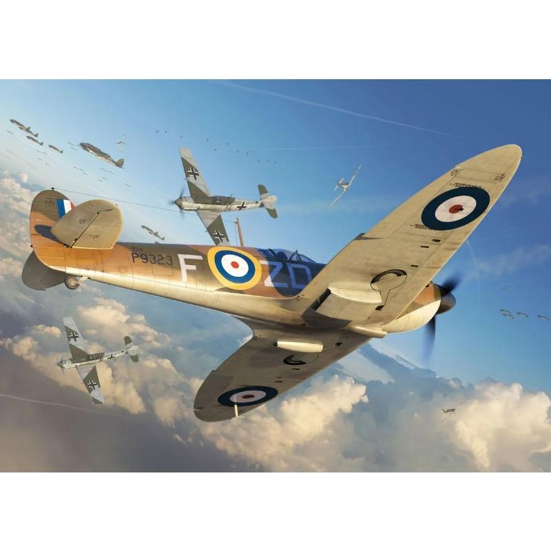 Weltkrieg Hawker Hurricane Flugzeug Poster Drucke Leinwand Malerei Spitfire Formation Wandkunst Bilder für Wohnzimmer Dekor