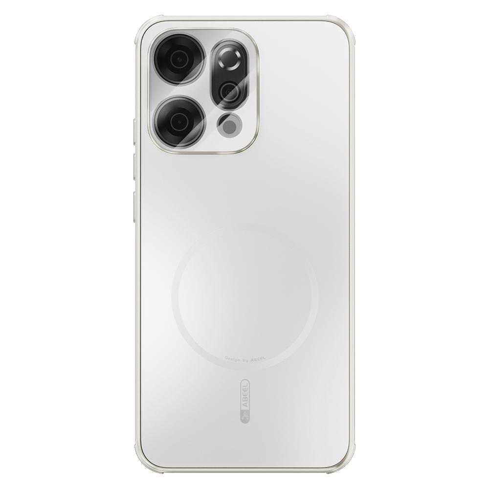 ABEEL Para Oppo Reno14 Pro 5G (Global) Funda Magnética TPU PC Refrigeración Trasera Mate para Teléfono con Película para Lente