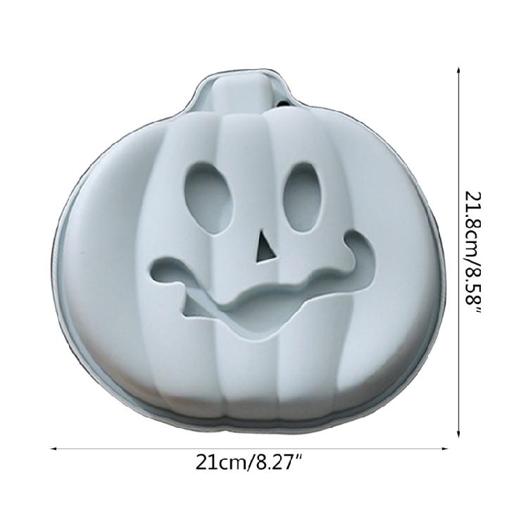 3D Halloween Pumpkin Resin Silicone Fondant Mold DIY Cake Pastry Baking Mold