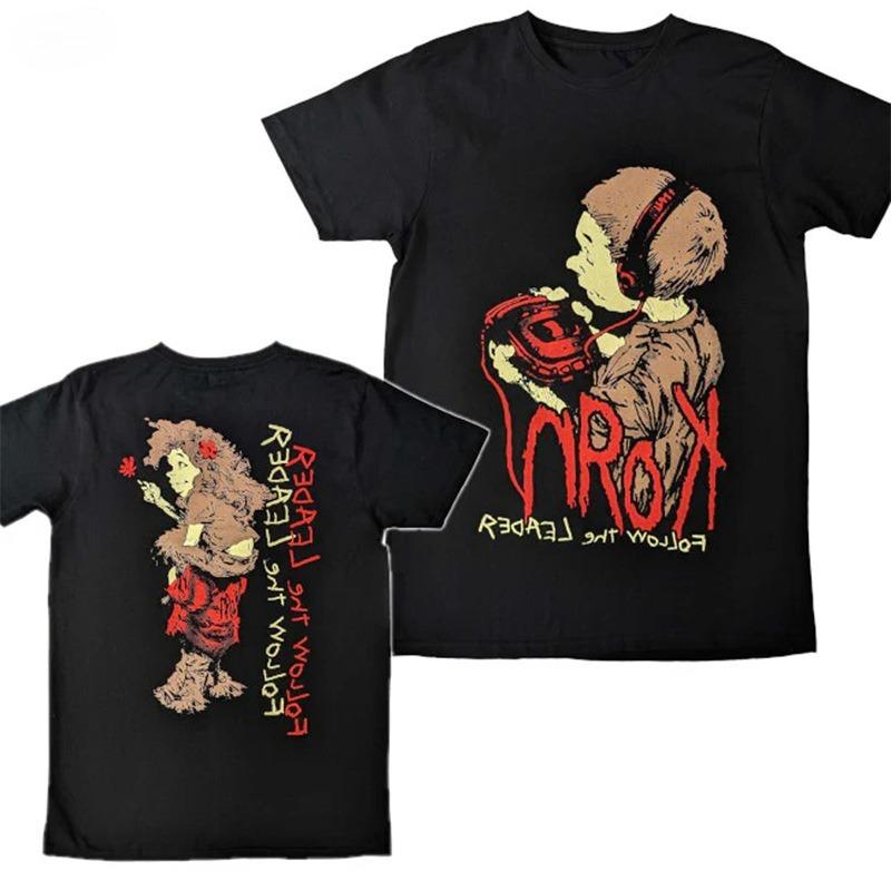 

Follow The Leader Is A Rockpunk Graphic Tshirt By The American New Metal Band KORN M