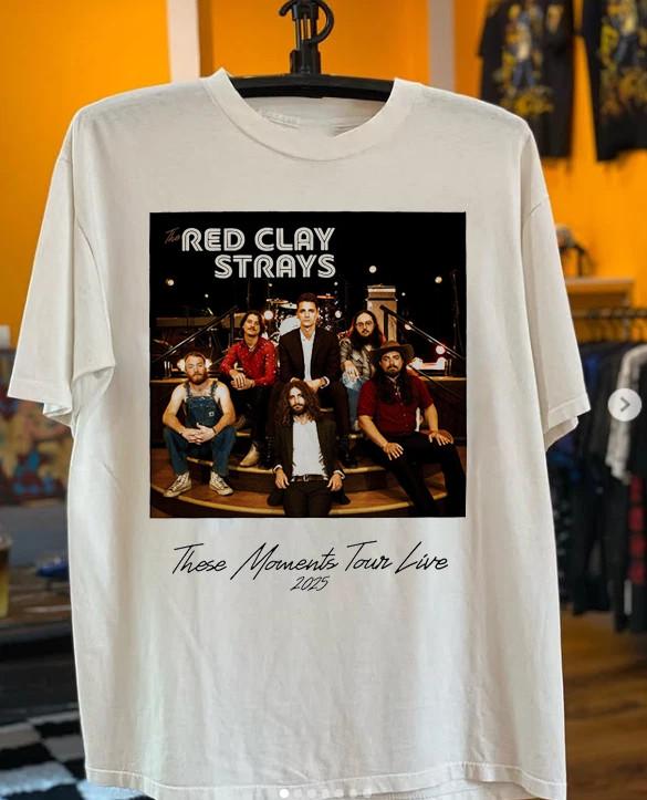The Red Clay Strays The Moments Tour 2025 Gift For Fan S To 5XL T-shirt
