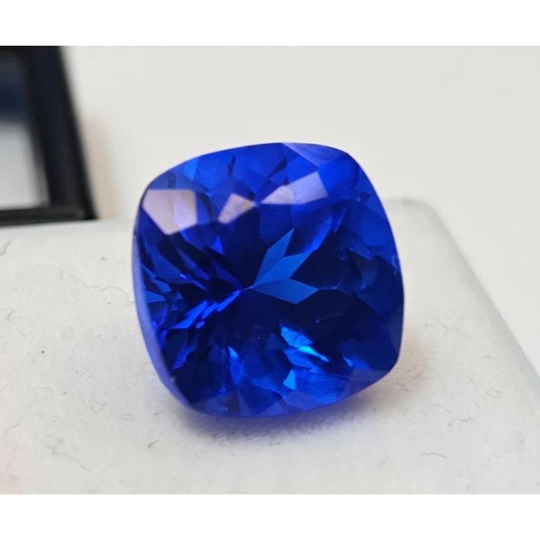 10+ Ct Natural Blue Sapphire Cushion Cut Fabulous Certified Loose Gemstone