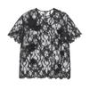 JNBY 2025 Autumn Round Neck Short Sleeve Loose Shirt