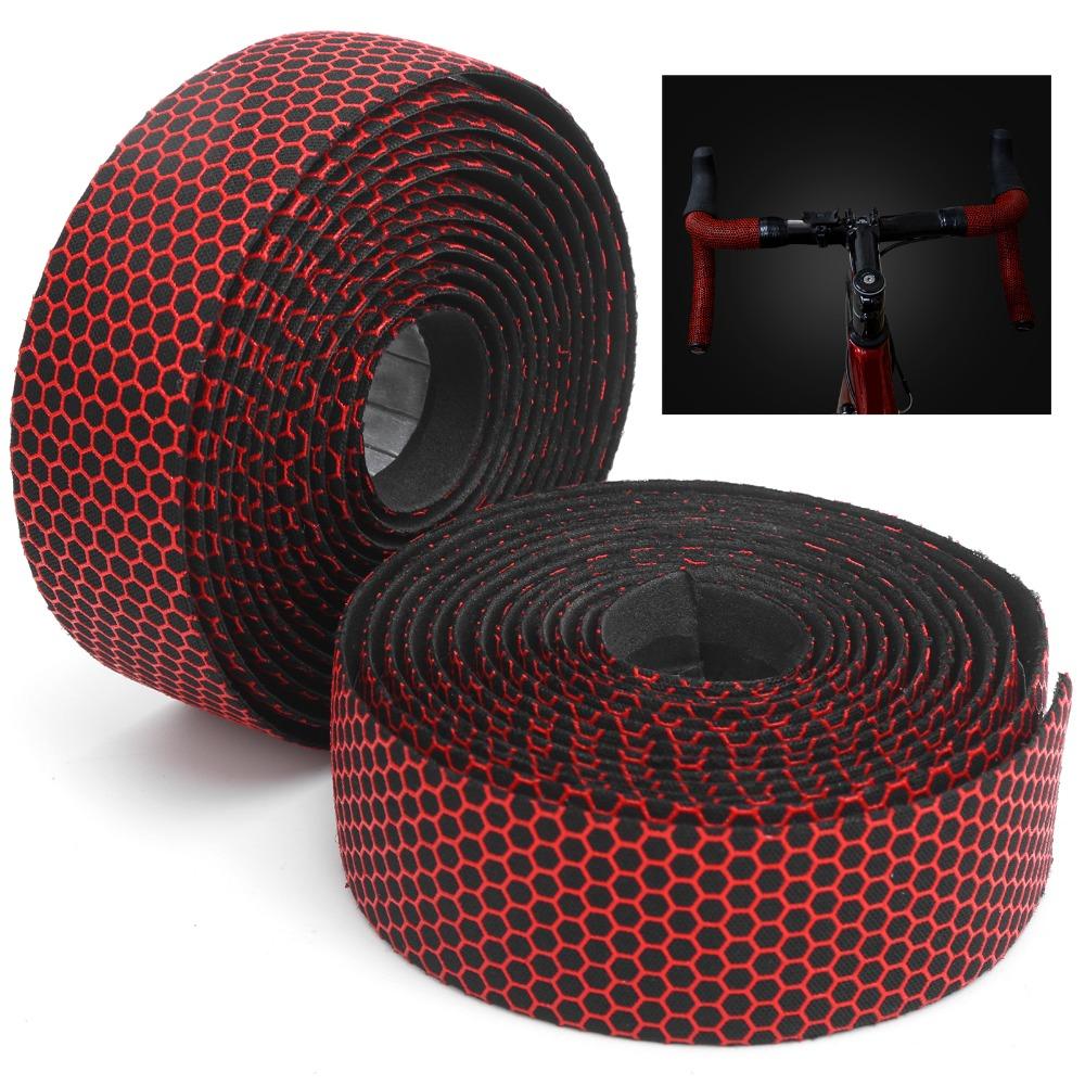 1 Pair PU+EVA Bike Handlebar Tape Waterproof Bicycle Handlebar Tape Cycling Accessories