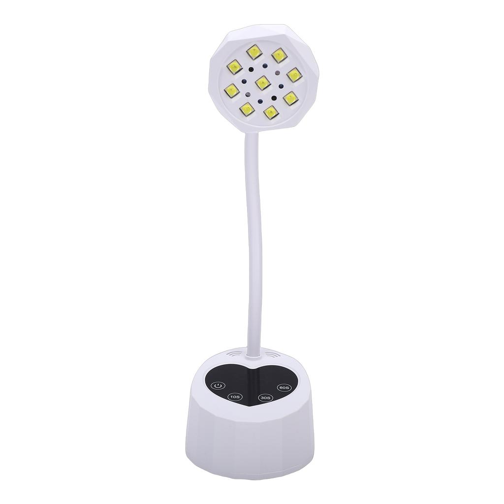 USB Rechargeable Goosenecks LED Nail Light Auto Sensor Nail Dryer for Gel Nails