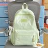 Schoolbag new schoolbag women's high-value bow embroidery Korean ins college style junior high school student backpack