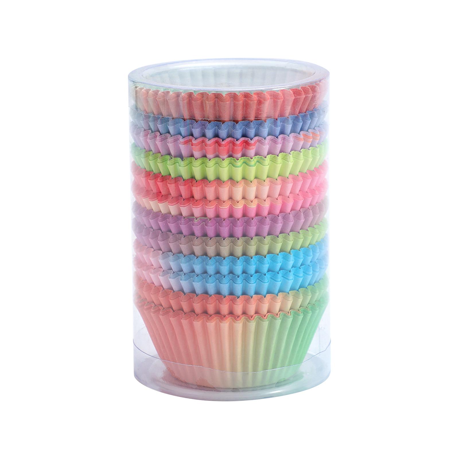 

Cupcake Cup Round , Heat Resistant Baking Paper Tray For Small Cakes Muffin Cup 300pc One Size розовый