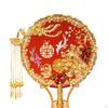 Wedding Fan Bride Bouquet Classic Ornaments Round Photography Props Accessories Bridal