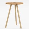 Round Side Table Wooden Legs Single Nesting Coffee Table Home Living Room Decoration and Furniture