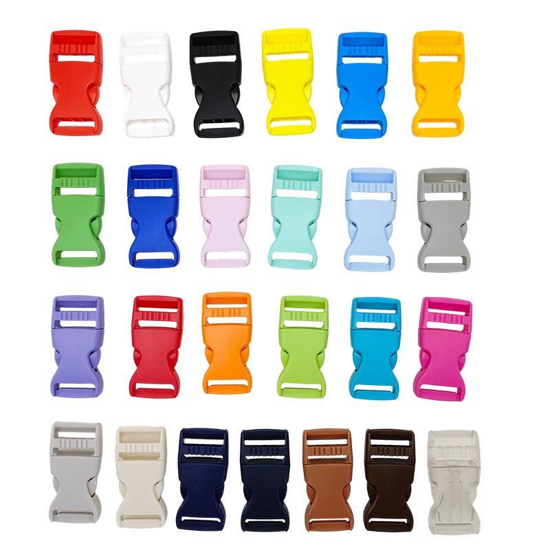 25mm Colored Plastic Buckle for Backpack, Luggage, and Webbing - Unisex Safety Connector