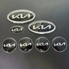 AANO1 Car Front Hood Emblem Rear Trunk Badge Steering Wheel Center Sticker Hub Center Sticker for KIA K3 K5 Sportage R Sorento Carens