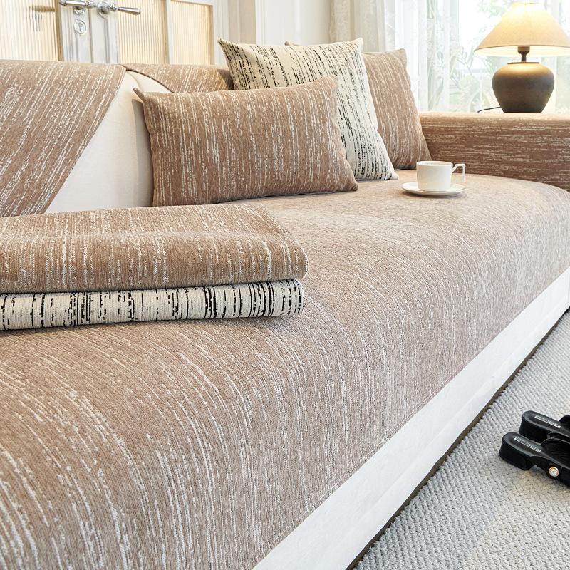 

Sofa Cushion New Four-Season Universal Chenille Non-Slip Cover Cloth Towel Light Luxury High-Grade Leather Sofa Cover 70*70cm
