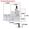 High-Grade Steel 59350 Stretch Belt Installer Mounting Device Ergonomic Handle for Extra-Deep Double Pulleys Automotive Installa