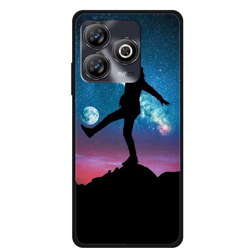 Phone Case For ZTE Blade A75 4G Back Cover Case Shockproof Black Silicone Soft Funda For ZTE Blade A75 4G Case A 75 6.6" Coque