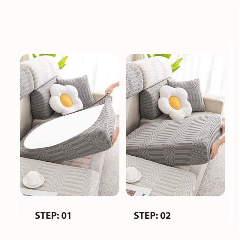 All Inclusive całoroczny uniwersalny odporny na zadrapania przez kota figurowy aksamitny narzuta na sofę poszewka na poduszkę ochraniacz na sofę Home Decor