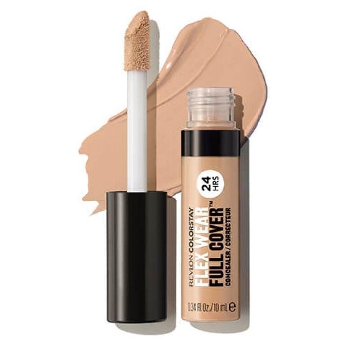 Revlon ColorStay Flex Wear Full Cover, Anticernes haute couvrance, infusé d'acide hyaluronique et de vitamine E, texture flexible