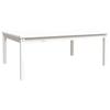VidaXL Table de jardin blanc 121x82,5x45 cm bois massif de pin 824128