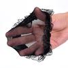 Ladies Solid Plan Black Hair Bun Cover Snood Net Ballet Women Dance Skating