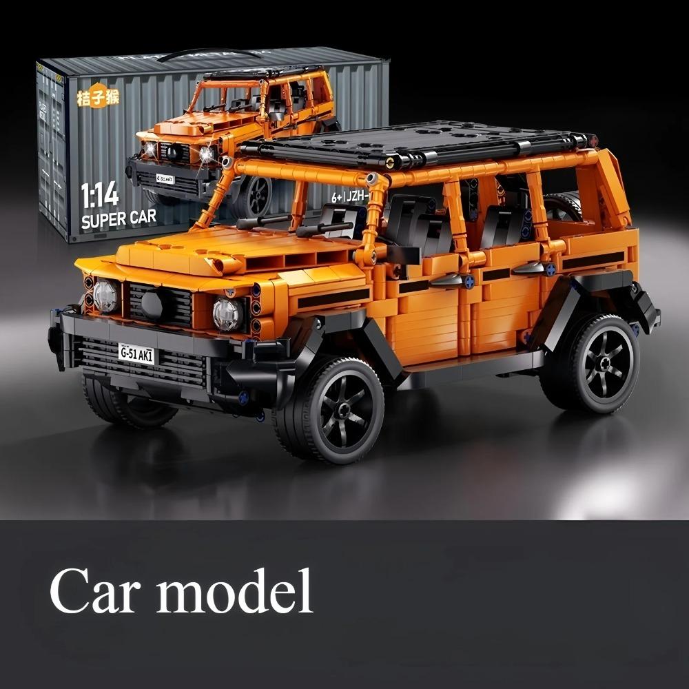 Technical racing car model building block Technology 1:14 DIY Supercar building block puzzle toys Children and Adults DIY gifts