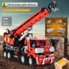 MOULD KING Technische Bausteine APP Fernbedienung LKW All-Terrain Piling Plattform Fahrzeug Kinderspielzeug Weihnachtsgeschenke