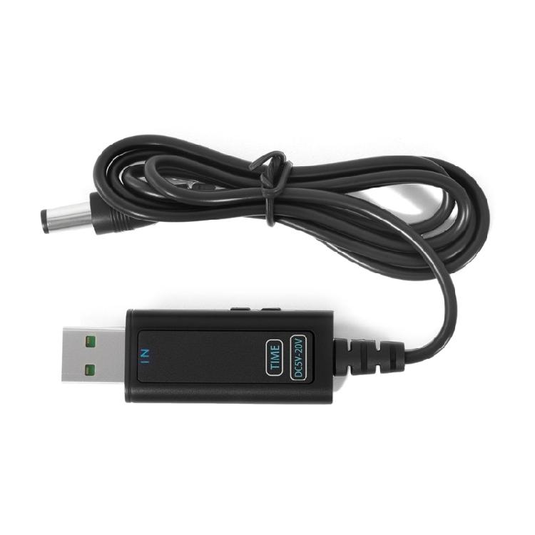 

DC5.5mm Quick Install Charging Cable USB/Type C Optional for Routers Laptops Tool less Connection Durability ABS Housing