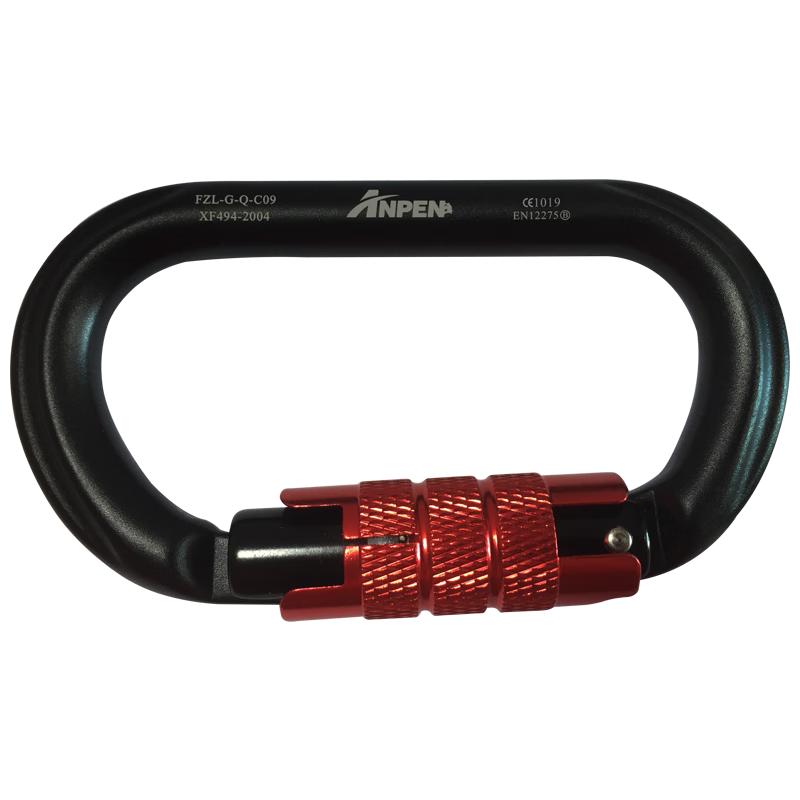 ANPEN Outdoor Climbing & Rescue Auto-Lock O-Ring Carabiner