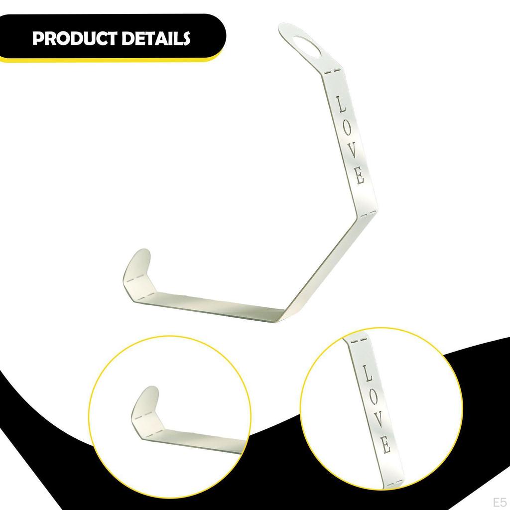 Single Tabletop Rack Holder Accessories Iron Storage Stand Display for Bar Basement Kitchen