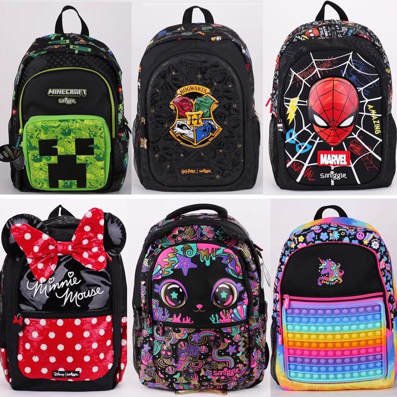 School Bag, Primary And Secondary School Students, Children'S Backpack, Outdoor Leisure Bag, Large Capacity Cartoon Backpack.