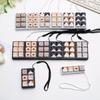 Anti-stress 4/6 Keys Fidget Keychain Cat Keyboard Keycap Pendant Charm for Teens Schoolbag Decor