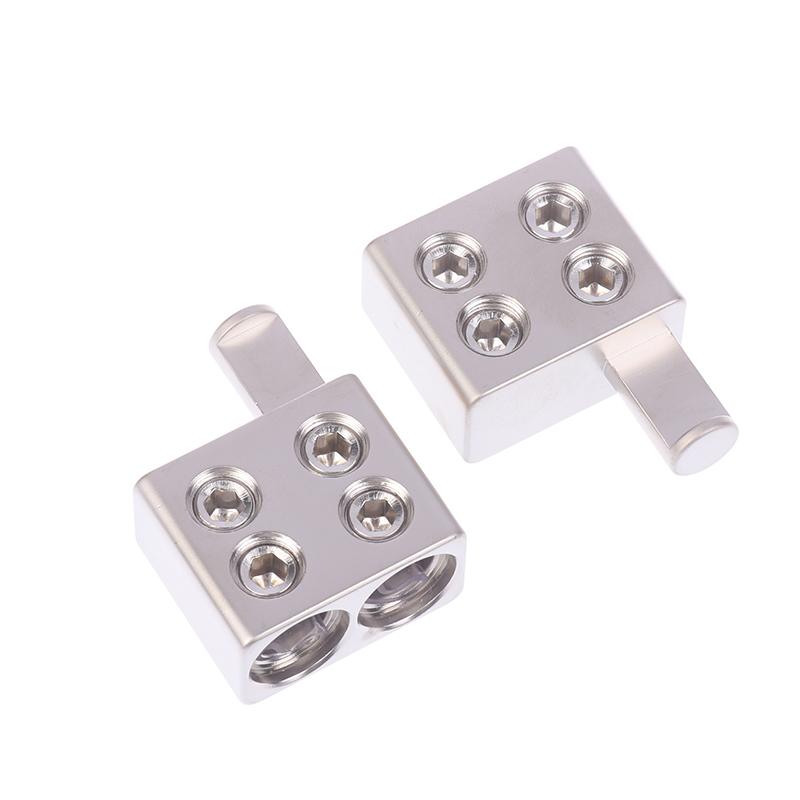 1 Pár Rozbočovačů Kabelů pro Auto Audio Napájecí Svorka Zesilovač Zvuku Duální 1/0 Gauge Na 1/0 Gauge Vstup Zesilovače Redukce Výboj
