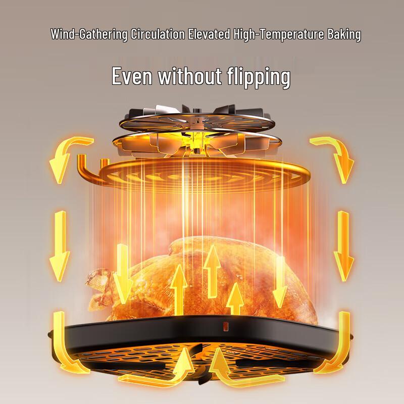 SUPOR 5L Automatic Visual Steam Air Fryer