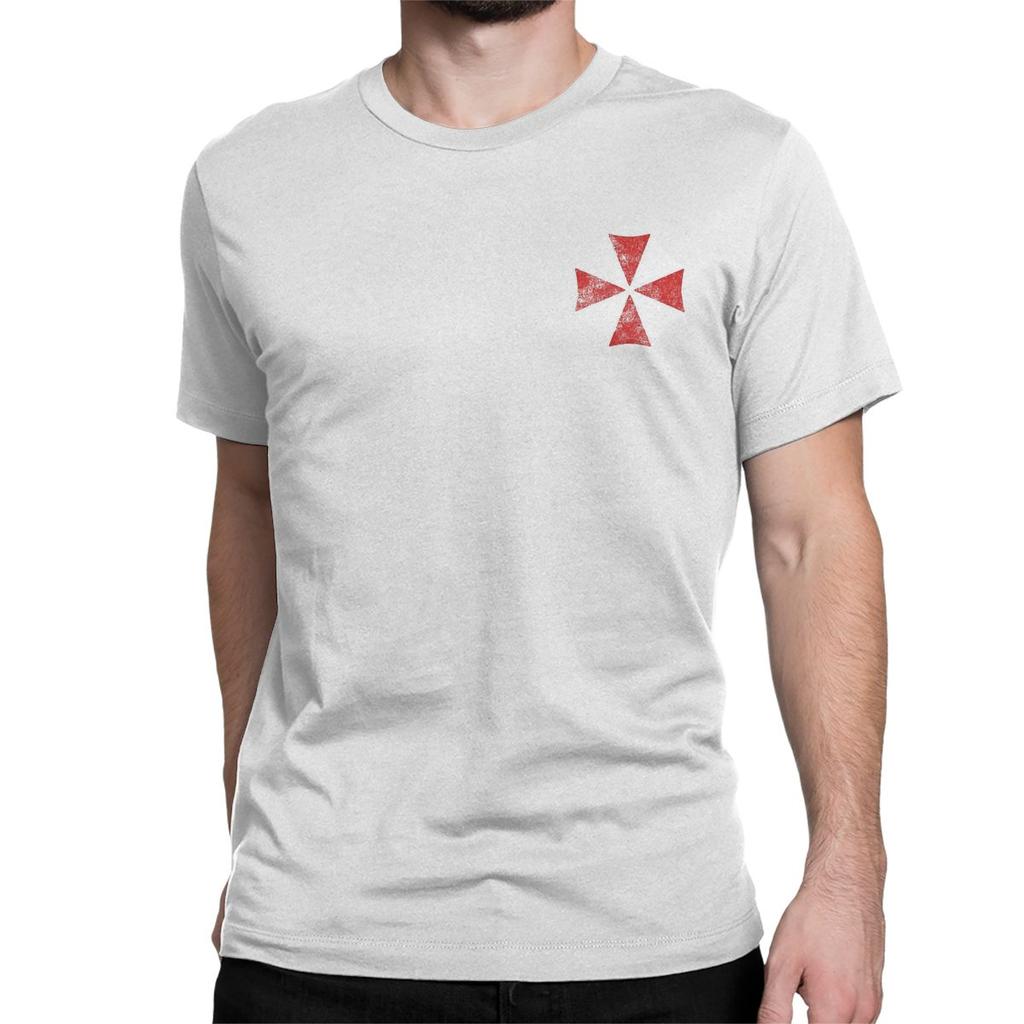 Umbrella Corp Corporations Video Game T Shirts Pure Cotton Humor TShirt Pharmaceuticals Corporation Tee Shirt Clothes Graphic
