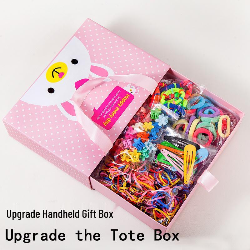 Children's Hair Accessories Gift Set: Hair Clips, Hairpins, Baby Ties, and Princess Hair Ropes