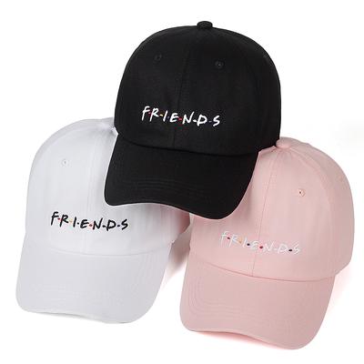 Women Men Fashion Spring Summer Dad Hat Friends Embroidery Baseball Cap Cotton Adjustable Snapback Hats New Casual Caps