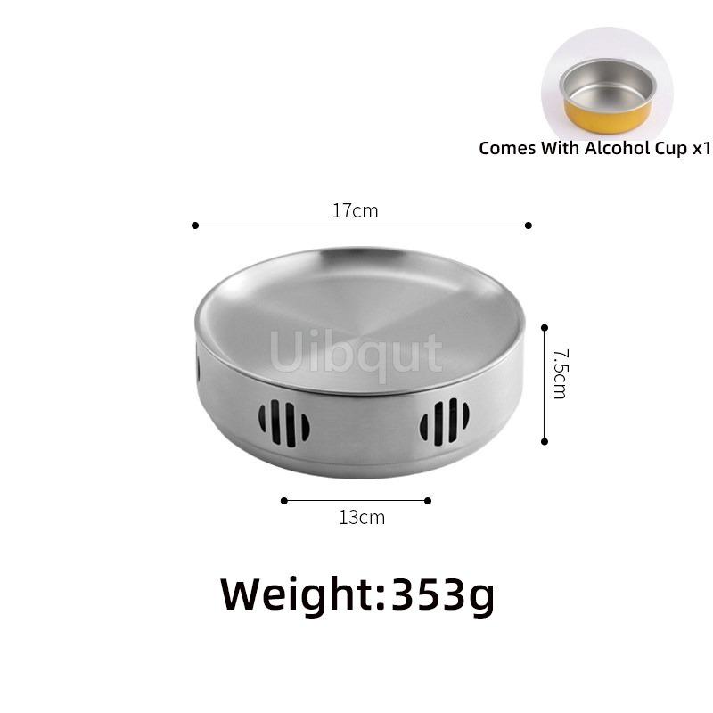 Barbecue Warming Stove Hot Skewer Magic Tool Commercial Dry Pot Stove Non Stick Barbecue Heater Alcohol Candle Heater Roasting