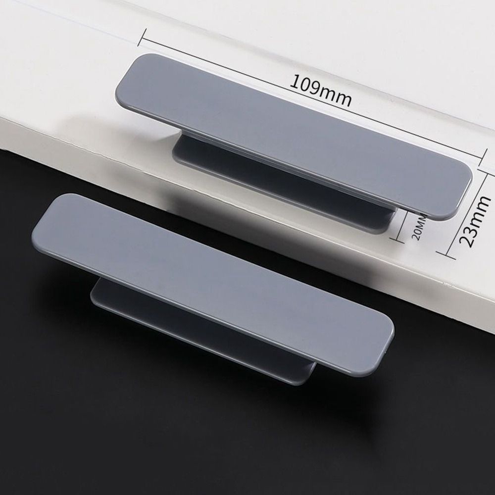 Transparent Door Handle Self-Adhesive Door Handlebar Fashion Door Knob Cupboard