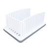 Bread Slicing Guide Adjustable Width Foldable Compact Cutting Guide with Crumb Tray Loaf Cutter for Homemade Bread Bagels Cakes