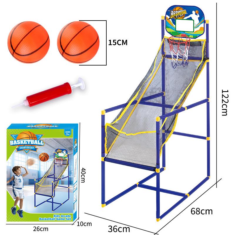 Portable Indoor/Outdoor Basketball Hoop and Shooting Machine for Kids